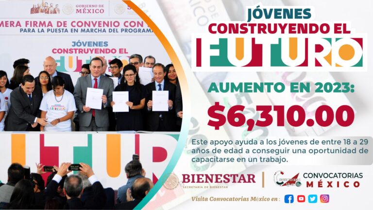 Beneficios del programa Jóvenes Construyendo el Futuro 2025 para becarios de Sembrando Vida