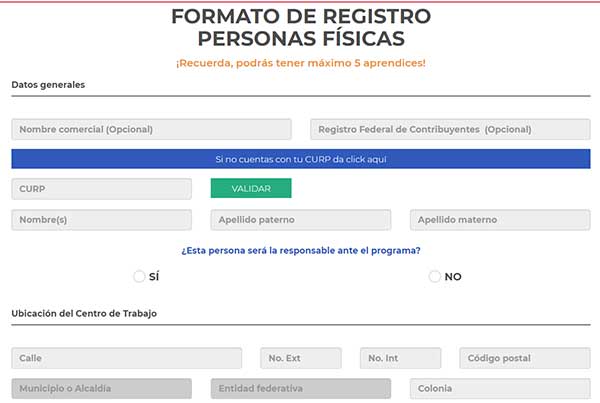 como cambiar datos en el programa jovenes construyendo el futuro