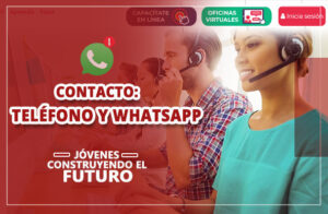 jovenes construyendo el futuro numero telefonico contacto y whatsapp