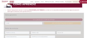Jóvenes Construyendo el Futuro: Registro de aprendiz requisitos y proceso