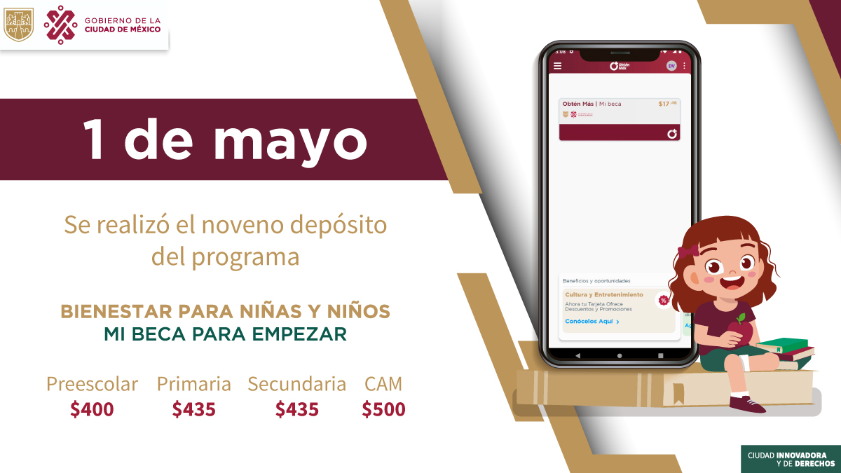 que dia depositan mi beca para empezar