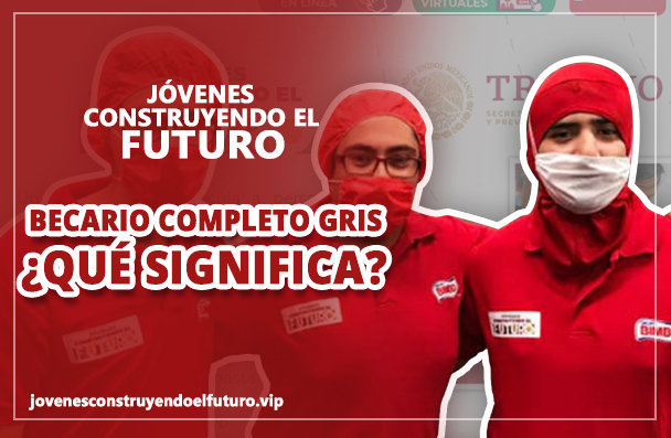 significado de becario completo gris en jovenes construyendo el futuro